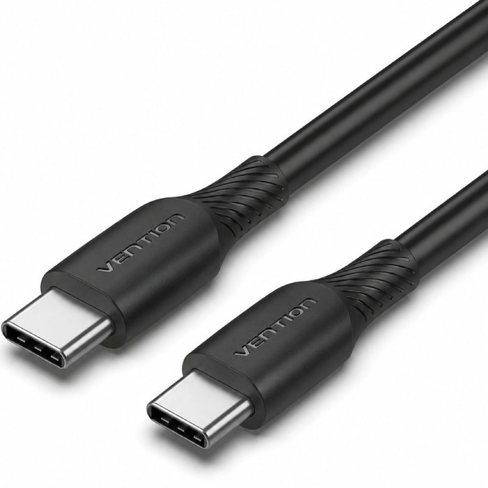 Vention Cable USB-C a USB-C 2m 60W Negro TRVBH